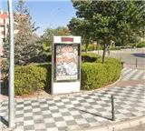 Mupi en la avenida de Los Alfares frente al Hospital Virgen de la Luz en Cuenca